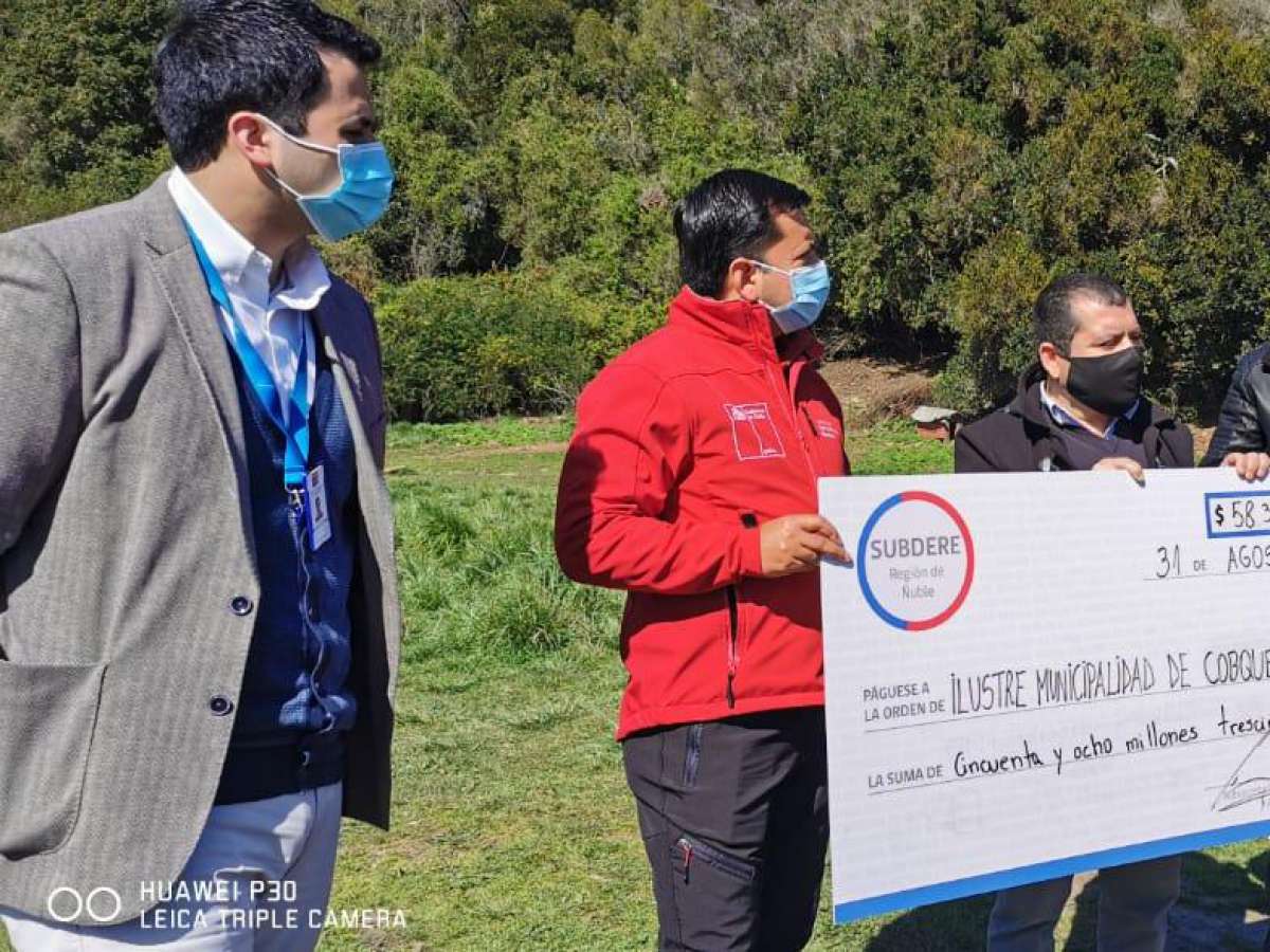 Municipio de Cobquecura construirá primera cancha de pasto sintético en Villa El Bosque