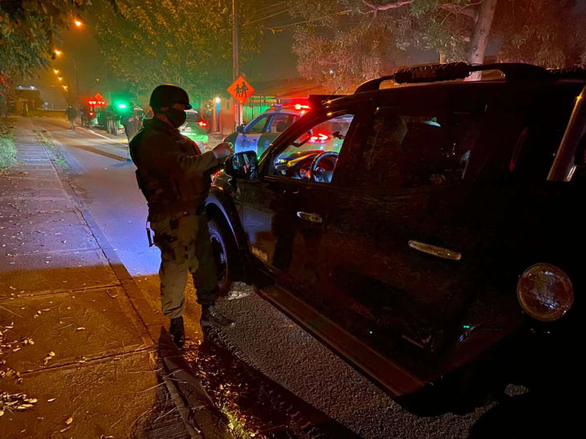 Carabineros detuvo durante la última jornada en Ñuble a 45 personas que incumplieron medidas sanitarias