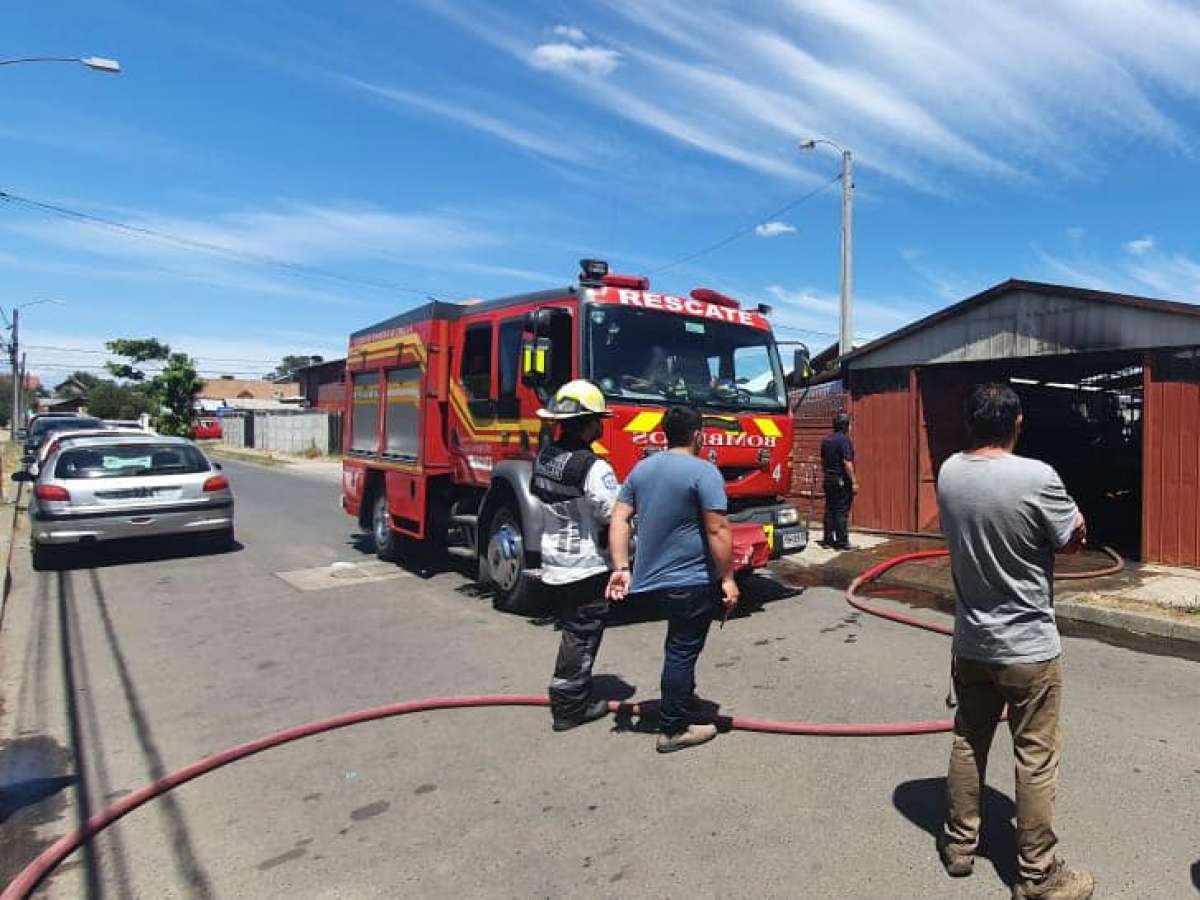 Incendio en nuestra comuna