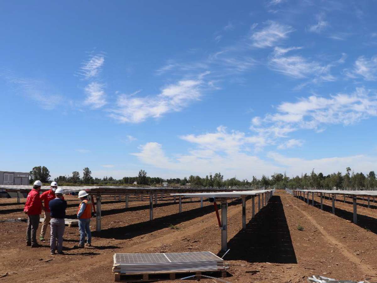 Avanza instalación de 50 mil paneles de energía solar fotovoltaica en Chillán Viejo