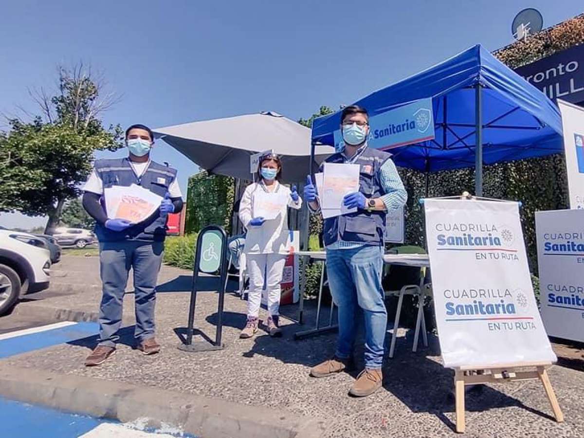 Cuadrillas Sanitarias estarán en puntos de Ruta 5 educando a veraneantes