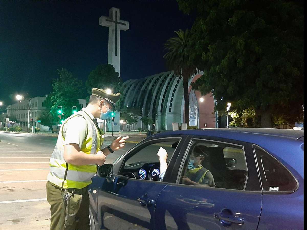 En balance diario por pandemia Carabineros informó la detención de 23 personas que incumplieron las medidas sanitarias en Ñuble