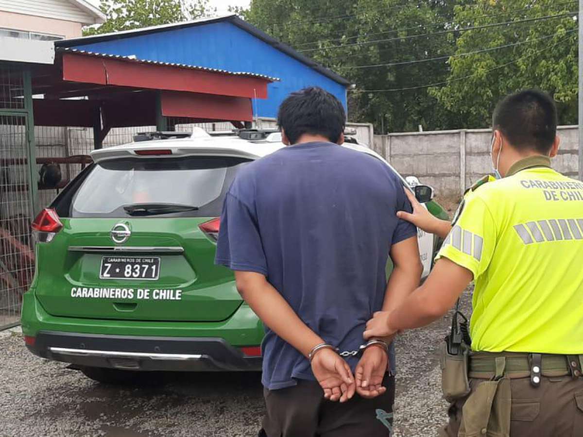 Carabineros detuvo en Quillón a sujeto que huyó para evadir fiscalización por transacción de drogas