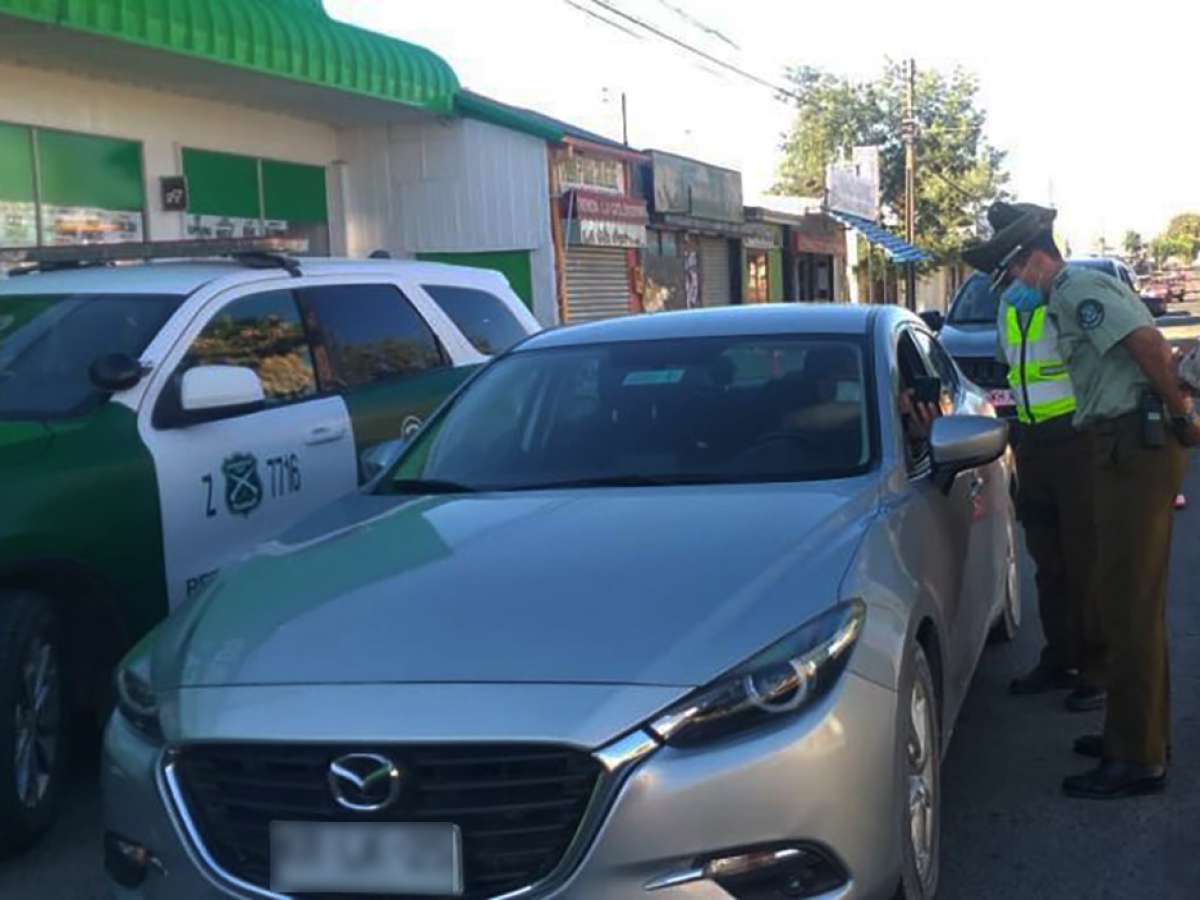 Durante el pasado fin de semana se cursaron 66 infracciones por no respetar restricción vehicular en Itata