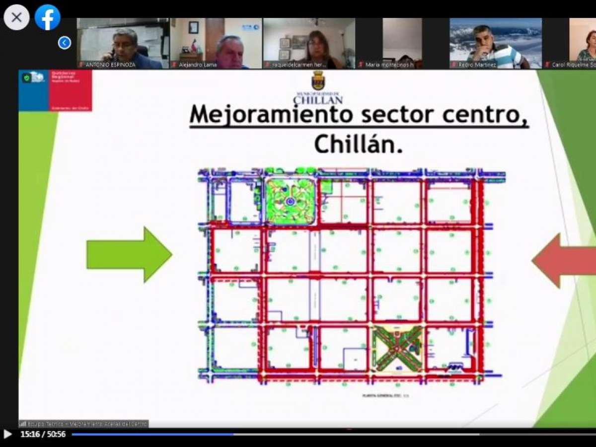 Realizan primera reunión informativa sobre el mejoramiento de aceras en Chillán