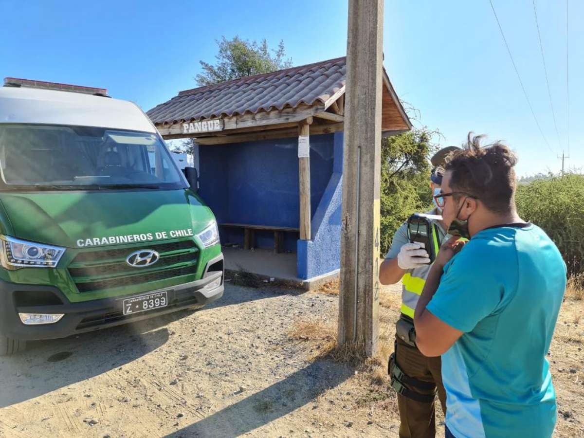 Carabineros y Senda realizaron 90 exámenes preventivos en Itata en control Tolerancia Cero