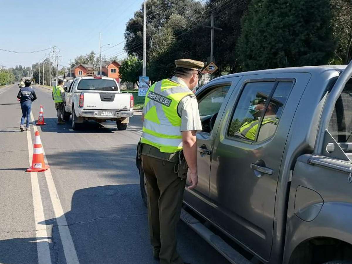 Balance diario: Carabineros detuvo a 23 personas que incumplieron las medidas sanitarias