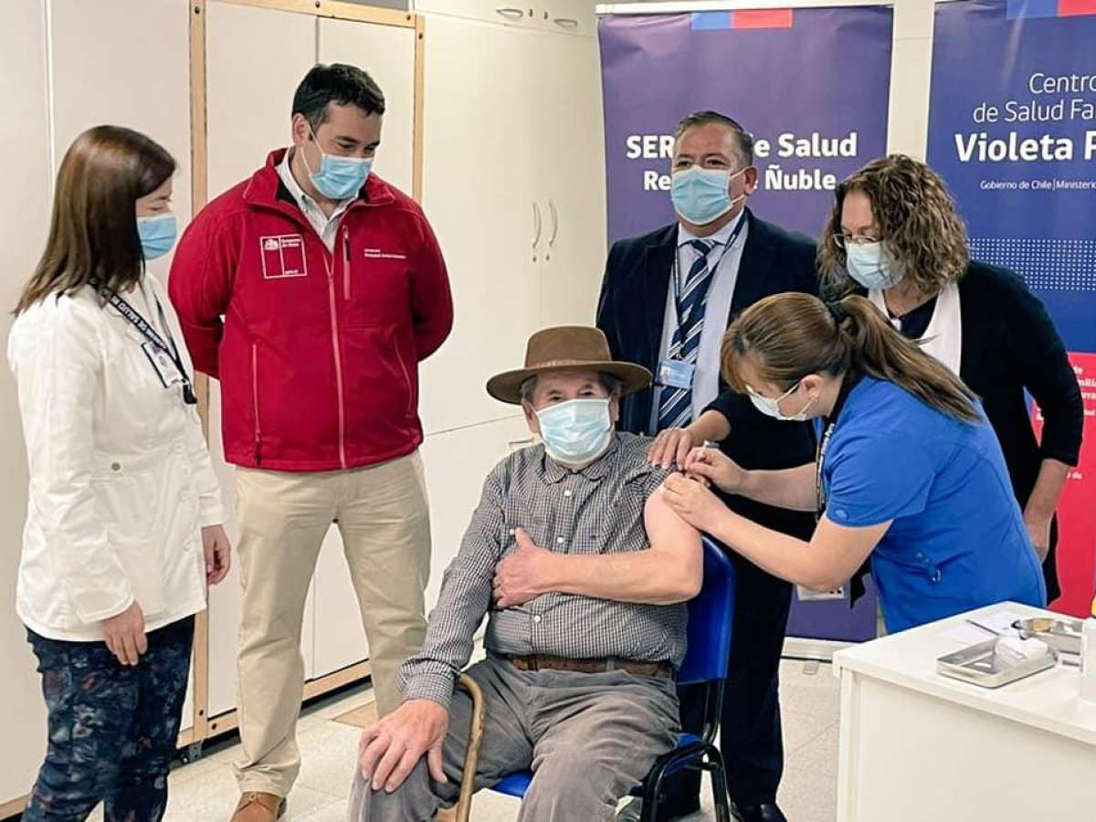 Autoridades dieron inicio a la campaña de vacunación contra la Influenza 2021 en la región de Ñuble