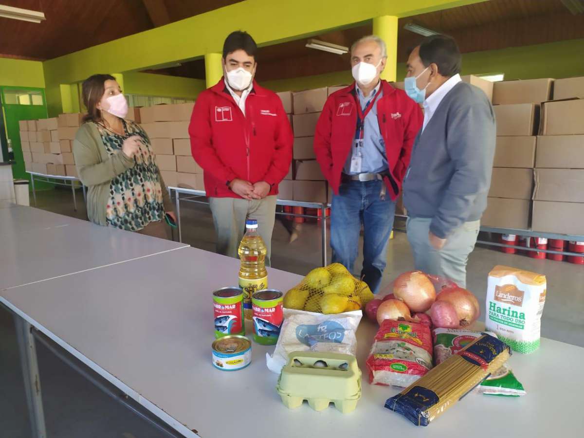 Junaeb completa más de 860 mil de canastas de alimentación escolar entregadas a estudiantes de Ñuble durante la pandemia