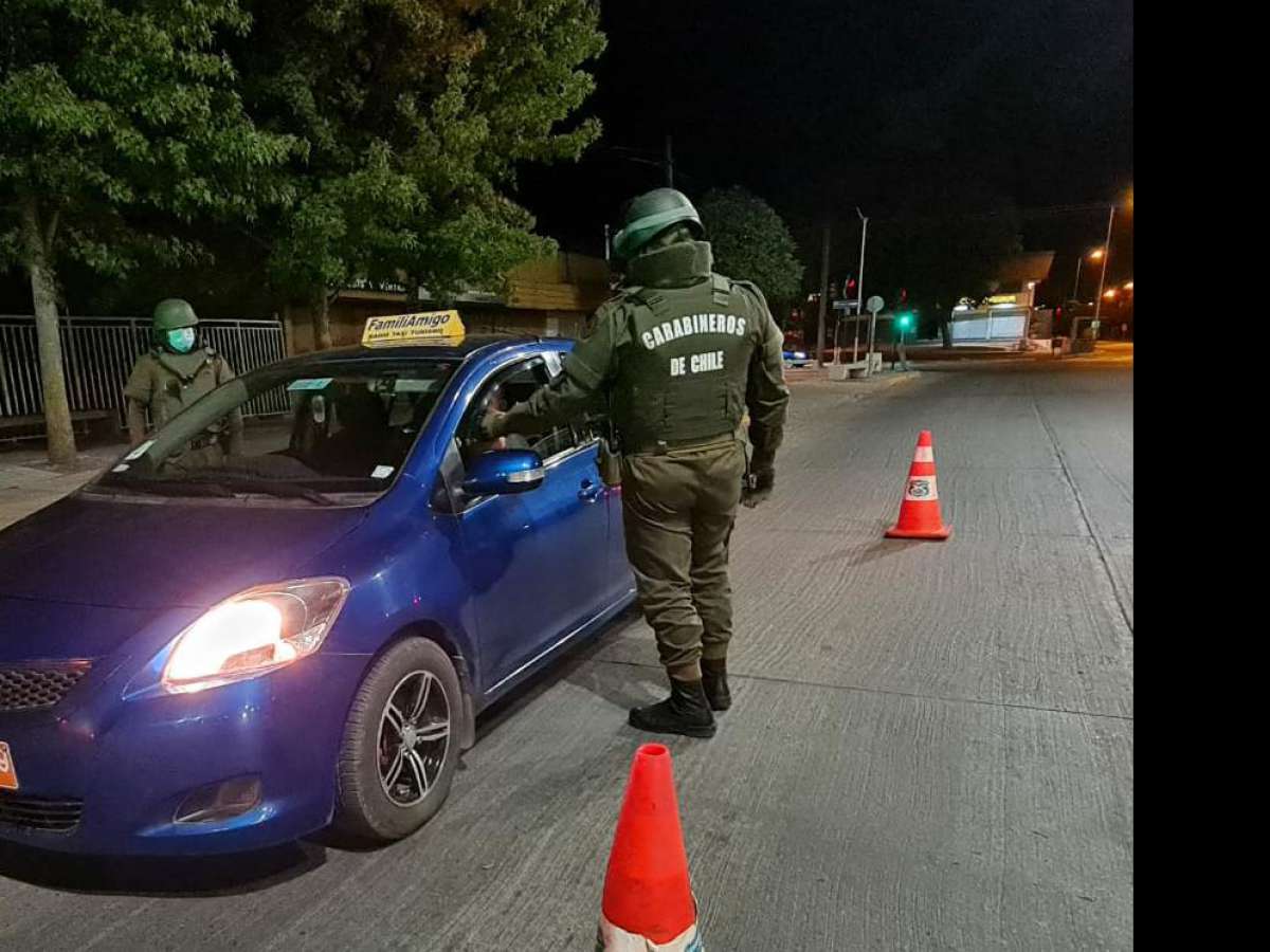 Carabineros informó este viernes la detención de 57 personas que incumplieron medidas sanitarias en Ñuble, 20 de ellos reincidentes