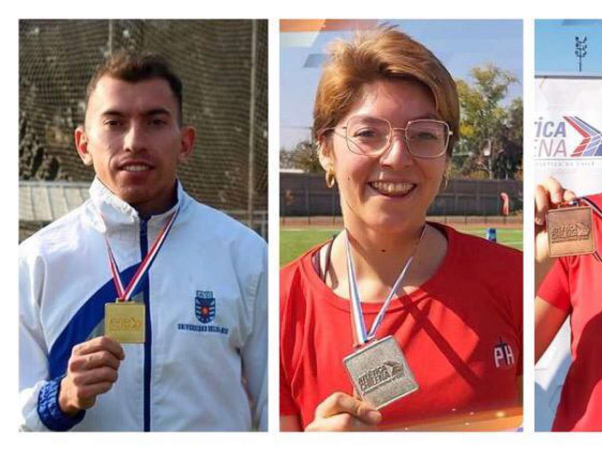 Tres podios para Ñuble en el Nacional de Atletismo 