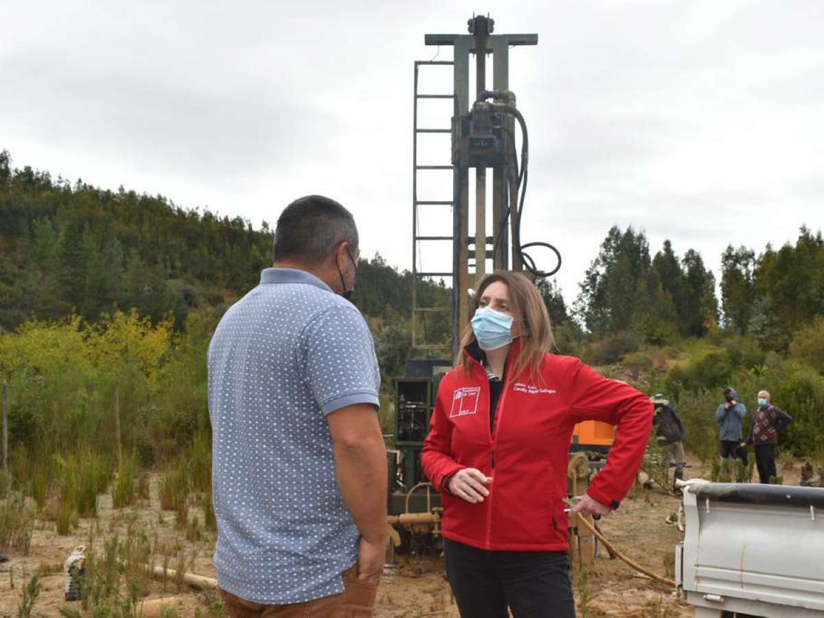 85 por ciento de avance presenta proyecto de agua potable rural en sector Ballica de Quirihue