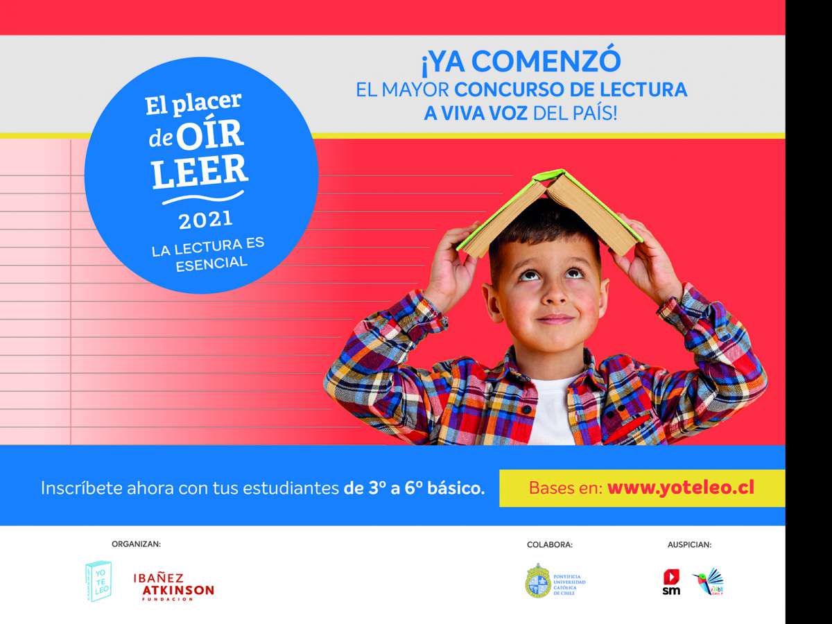  Principal concurso de lectura a viva voz abre sus inscripciones para que escolares ñublenses participen en línea