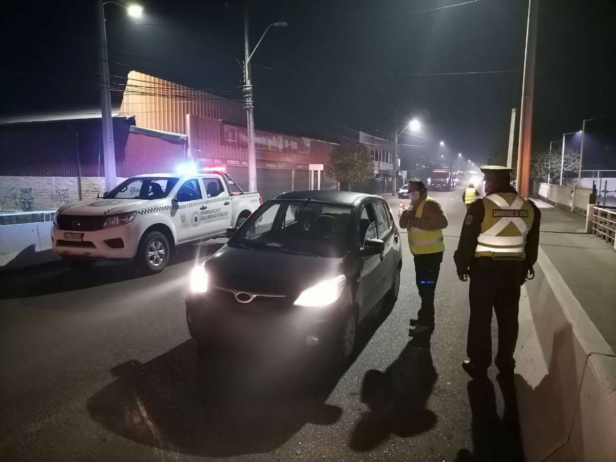 Balance diario: Carabineros registró 28 infractores de medidas sanitarias