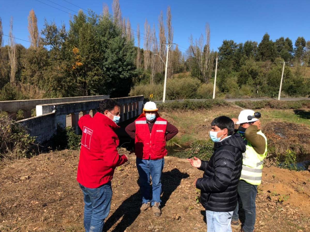 Comienzan las obras de instalación del nuevo Puente Temuco en El Carmen