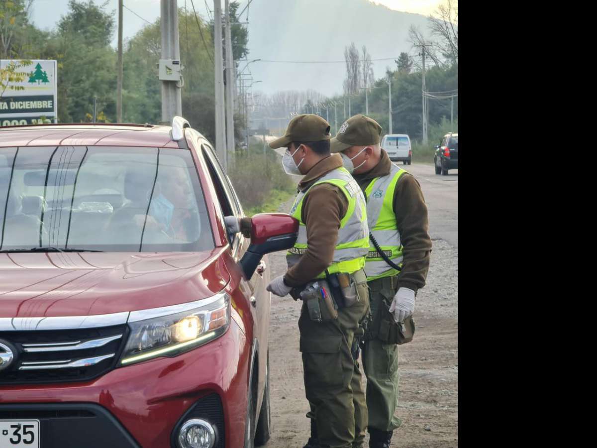 Este viernes Carabineros informó de 15 infractores de medidas sanitarias en Ñuble