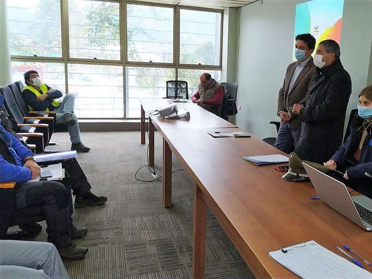 En Trehuaco se realizó la primera Mesa de Coordinación Preventiva de Incendios Forestales de la Provincia de Itata