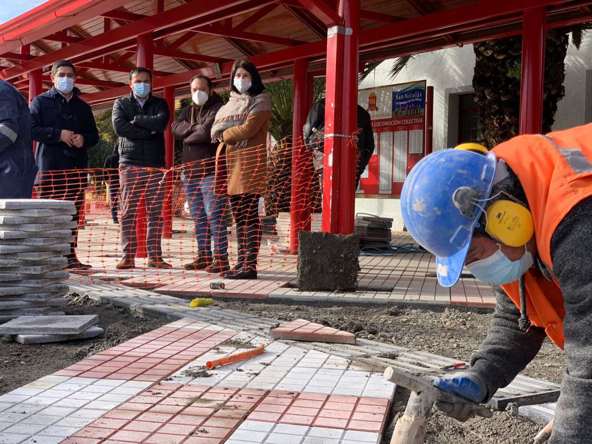 GOBIERNO REGIONAL INSPECCIONA OBRAS DE MEJORAMIENTO EN COMUNA DE SAN NICOLÁS