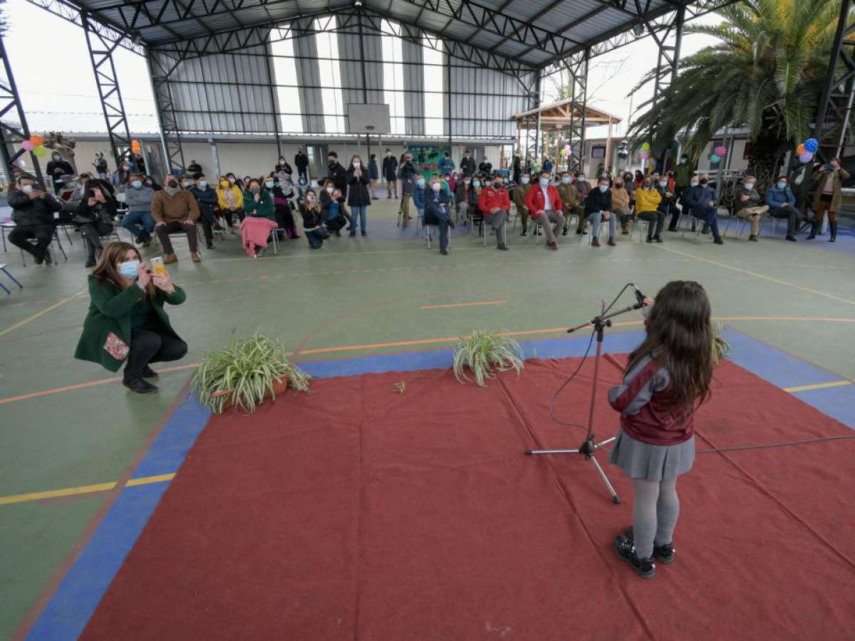 Alcalde y autoridades locales inauguraron Obras de Conservación en Escuela de Quinchamalí