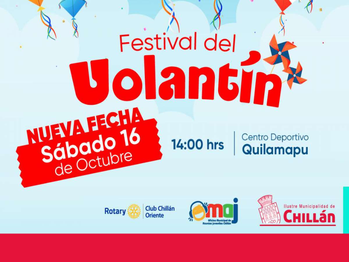 Festival del Volantín se reagenda para el 16 de octubre