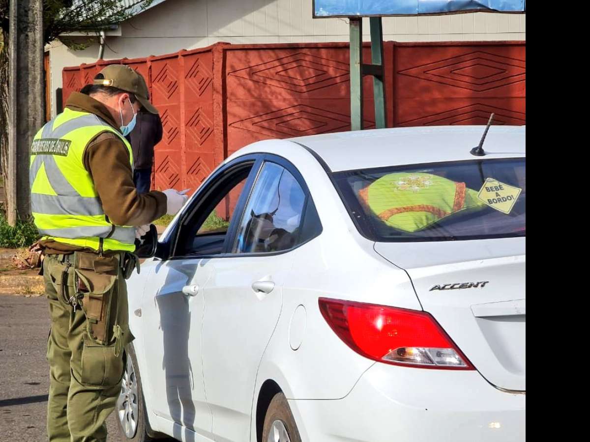 Carabineros detectó a un conductor bajo la influencia del alcohol en operativos Tolerancia Cero realizados este fin de semana