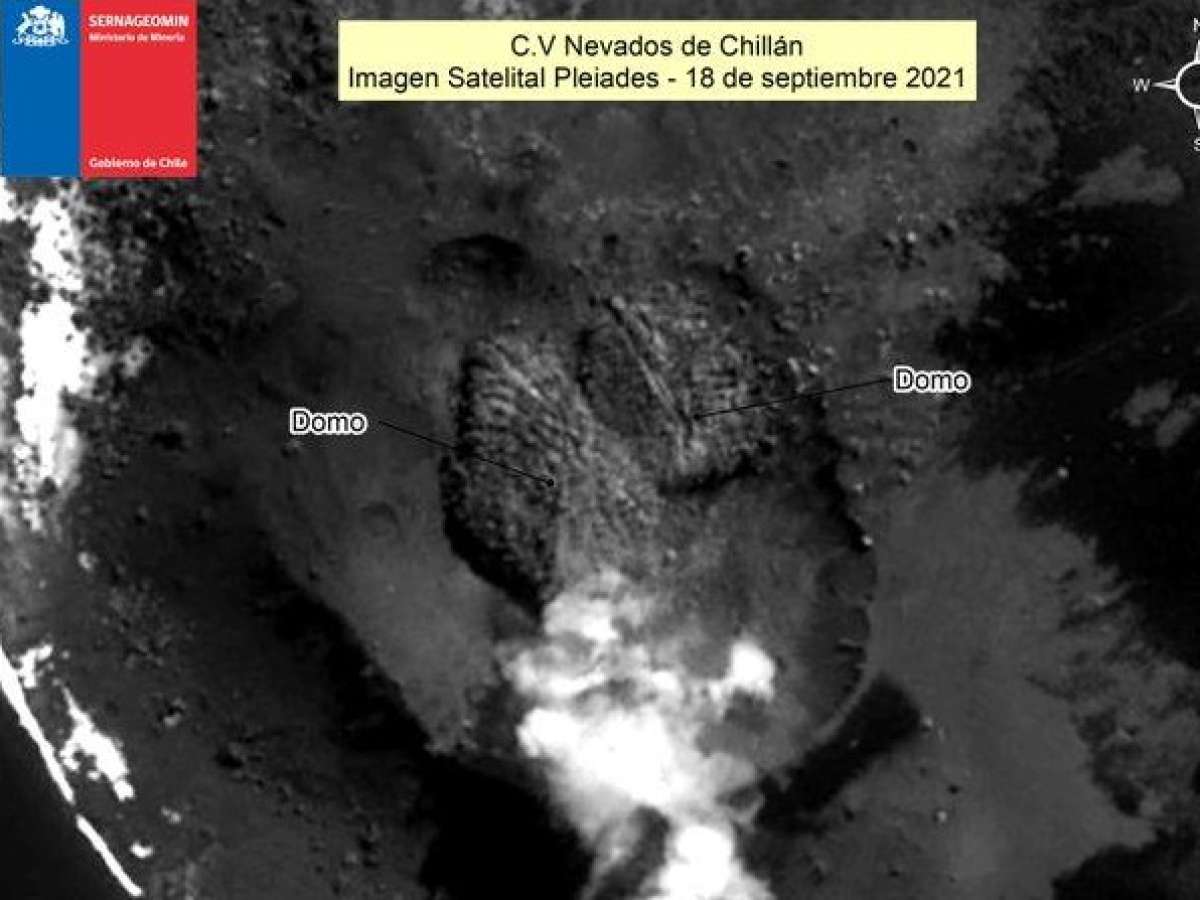 Detectan nuevo domo de lava en complejo volcánico Nevados de Chillán: es el tercero en lo que va del ciclo eruptivo