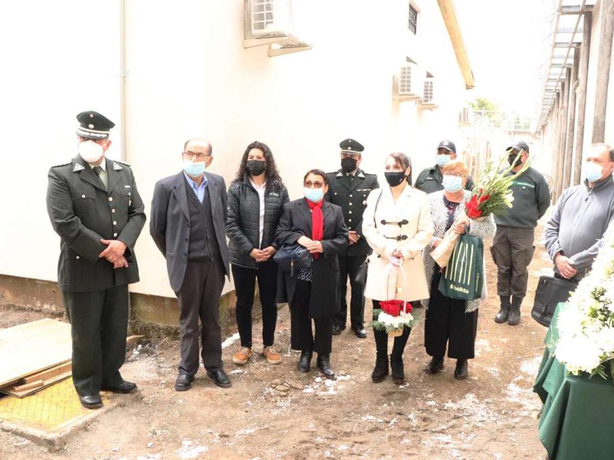 En dependencias del Centro de Cumplimiento Penitenciario de Bulnes fue conmemorado este martes el Día del mártir de Gendarmería