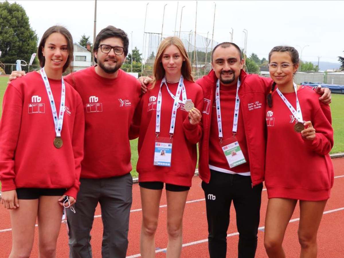 Atletismo damas logra 7 medallas para Ñuble en los Juegos de la Araucanía