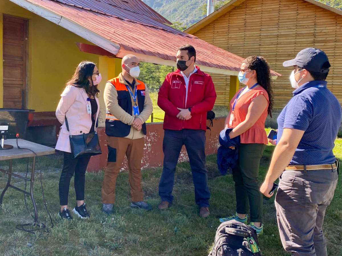 Con drones se verificó el estado de las vías de evacuación de zonas aledañas al volcán Chillán