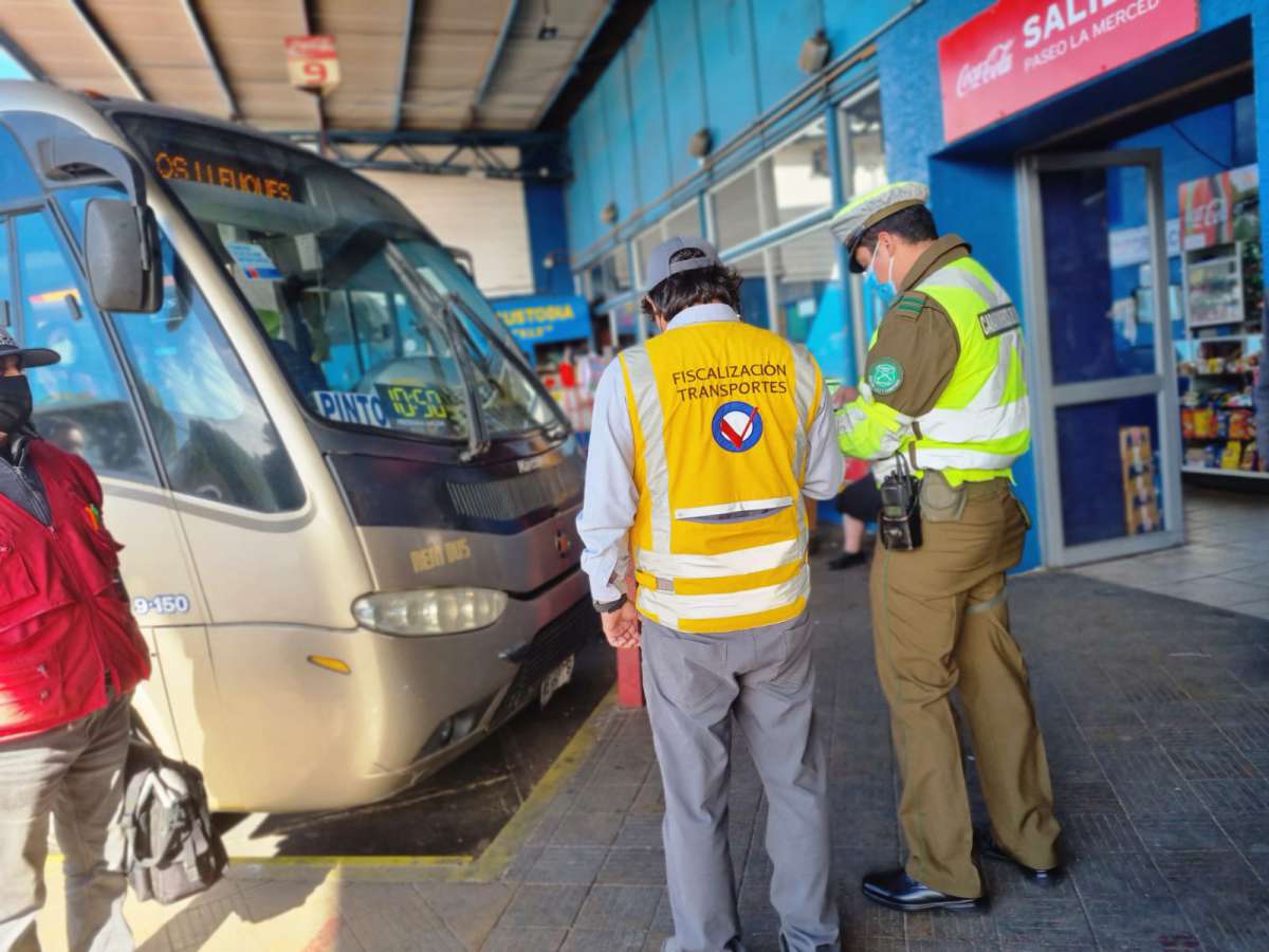 Balance fiscalización MTT ha cursado más de 500 infracciones al transporte en Ñuble