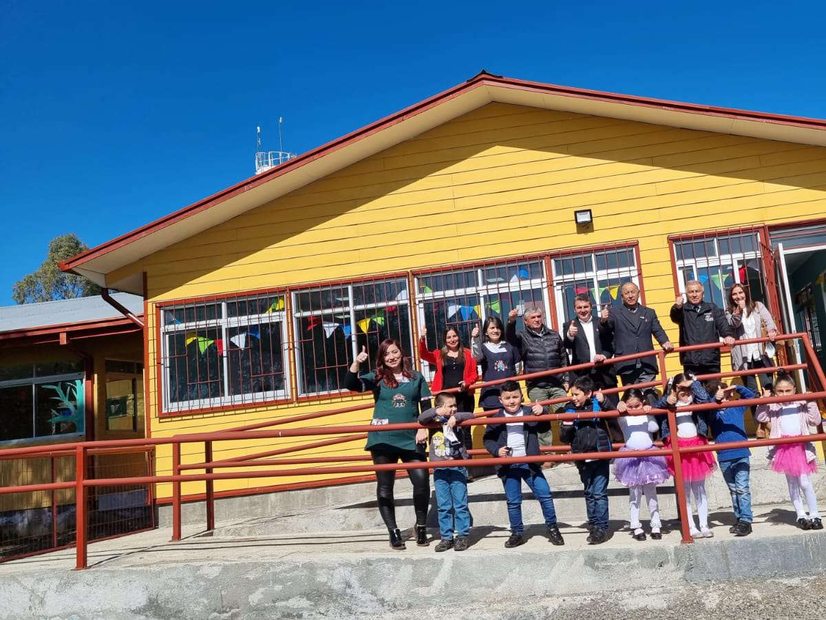 San Nicolás: Inauguran reposición de salas para preescolares en Escuela Puente El Ala