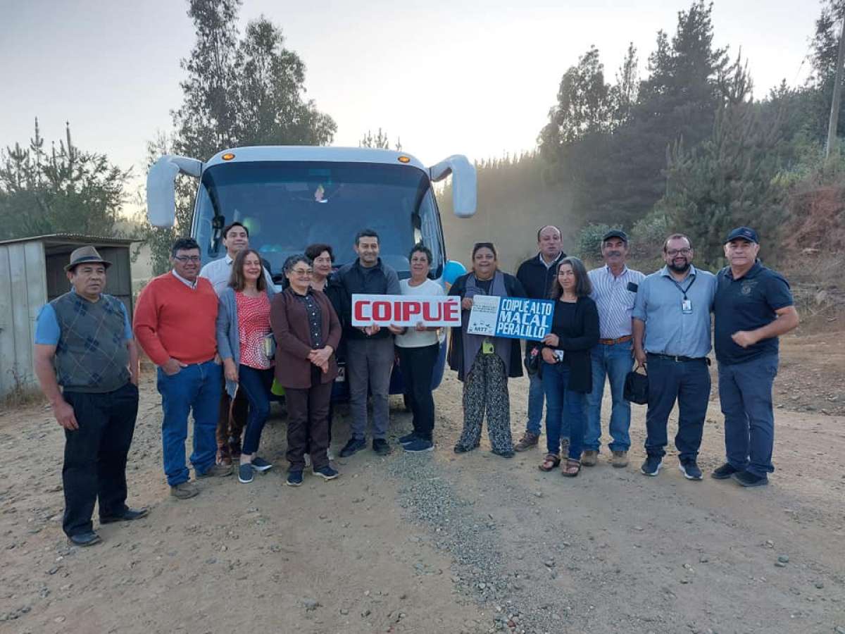 Comunidad residente de la localidad de Coipué cuenta con transporte público directo a Constitución