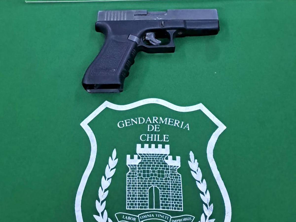 Gendarme del penal de San Carlos incautó arma a imputado en tribunal de garantía