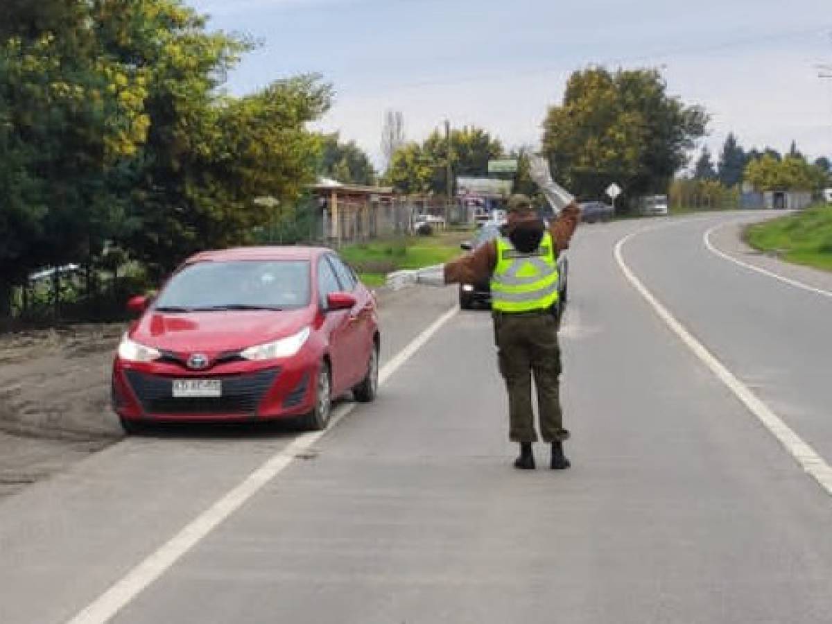 En balance semanal Carabineros informó de 171 detenidos y 448 infracciones al tránsito en los últimos 7 días