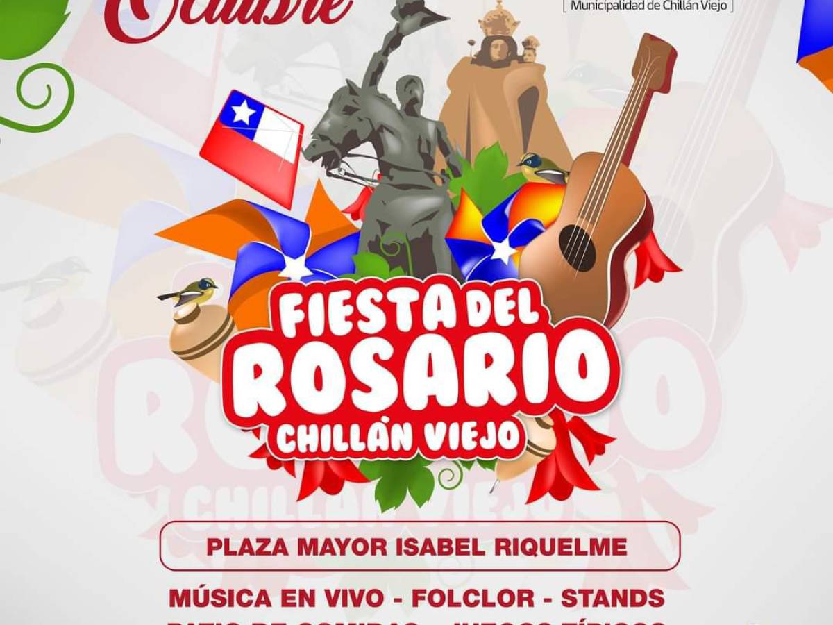 Chillán Viejo retoma la tradicional Fiesta del Rosario este 13, 14 y 15 de octubre 