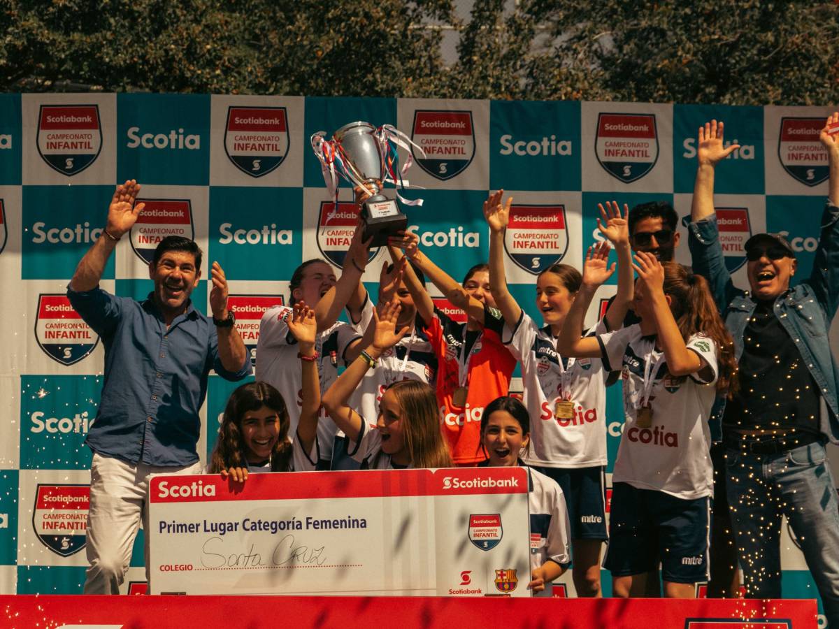 Colegios Santa Cruz de Chicureo y Gerónimo Rendic de La Serena fueron los campeones de la Octava versión del Campeonato Nacional Infantil Scotiabank  