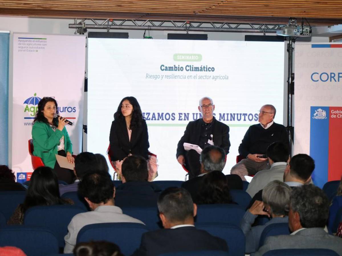 Con éxito se realizó el seminario “Cambio climático, riesgo y resiliencia en el sector agrícola”, organizado por Odepa y Agroseguros