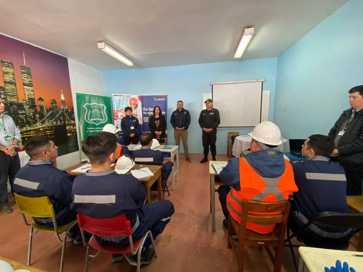 Proyecto +R: Sence Ñuble y Gendarmería facilitan la reinserción social con curso de capacitación