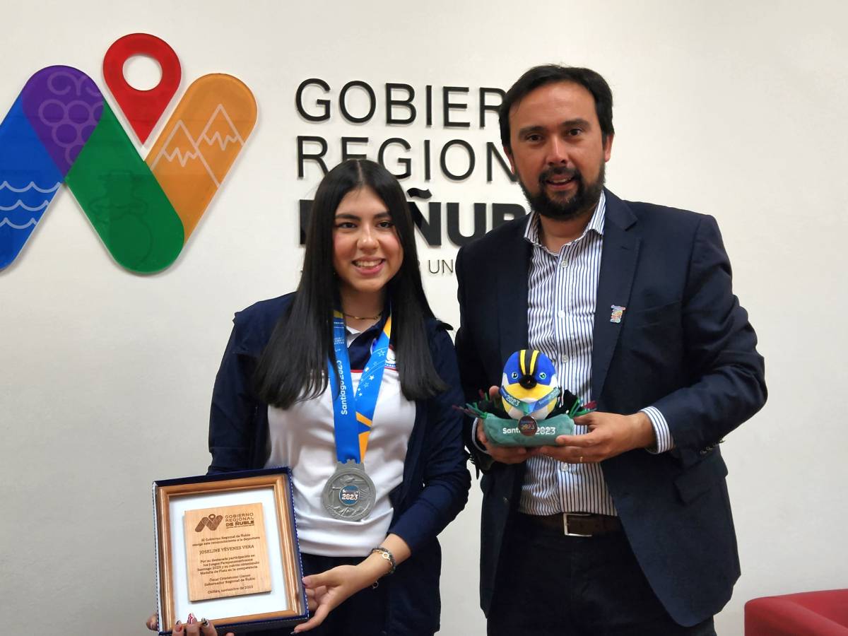 Gobierno Regional otorga reconocimiento a medallistas Parapanamericanos de Ñuble