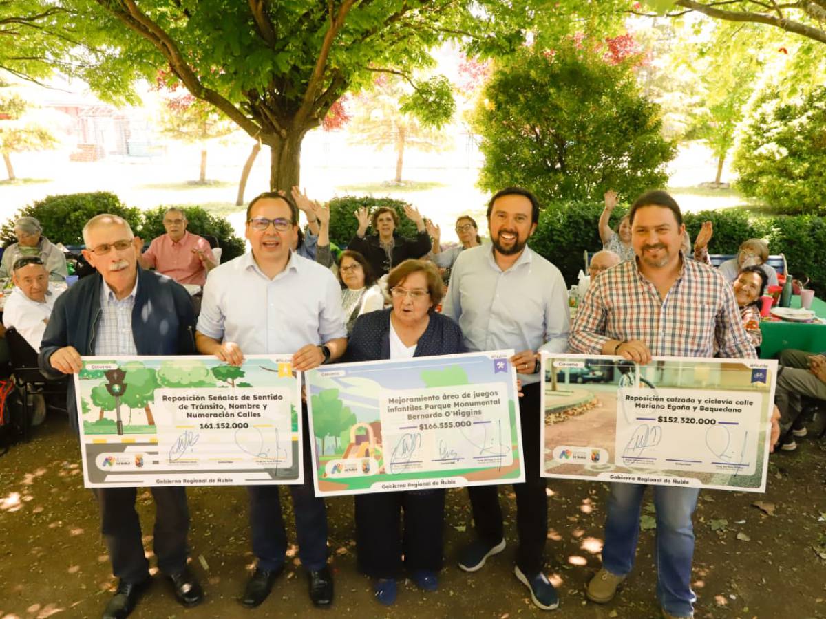 Municipio chillanvejano desarrollará tres obras de recuperación de espacios  públicos gracias a convenio con el Gobierno Regional