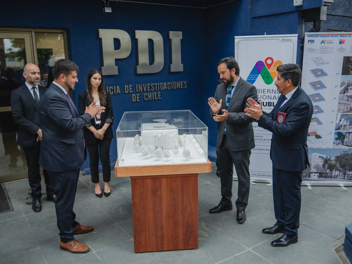 Entregan diseño del nuevo Complejo Policial de la PDI en Ñuble