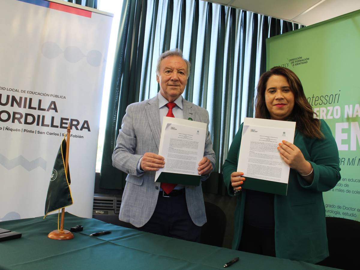 Santo Tomás Chillán y SLEP Punilla Cordillera firman convenio para  potenciar educación en Ñuble