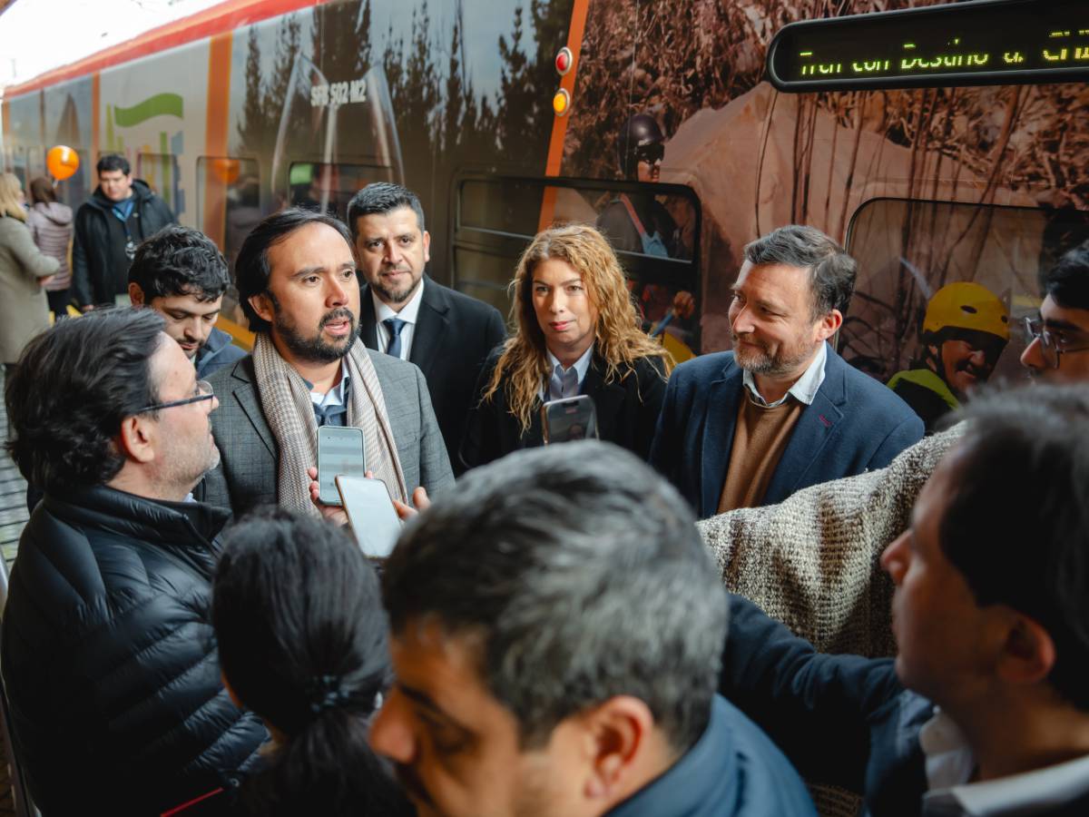 Por primera vez en la historia: Tren Santiago - Chillán viste sus vagones con imágenes de Ñuble