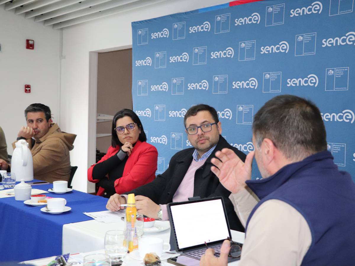 Con apoyo del sector público-privado el Sence, Seremía del Trabajo y  GORE, activaron mesa regional de empleo de Ñuble