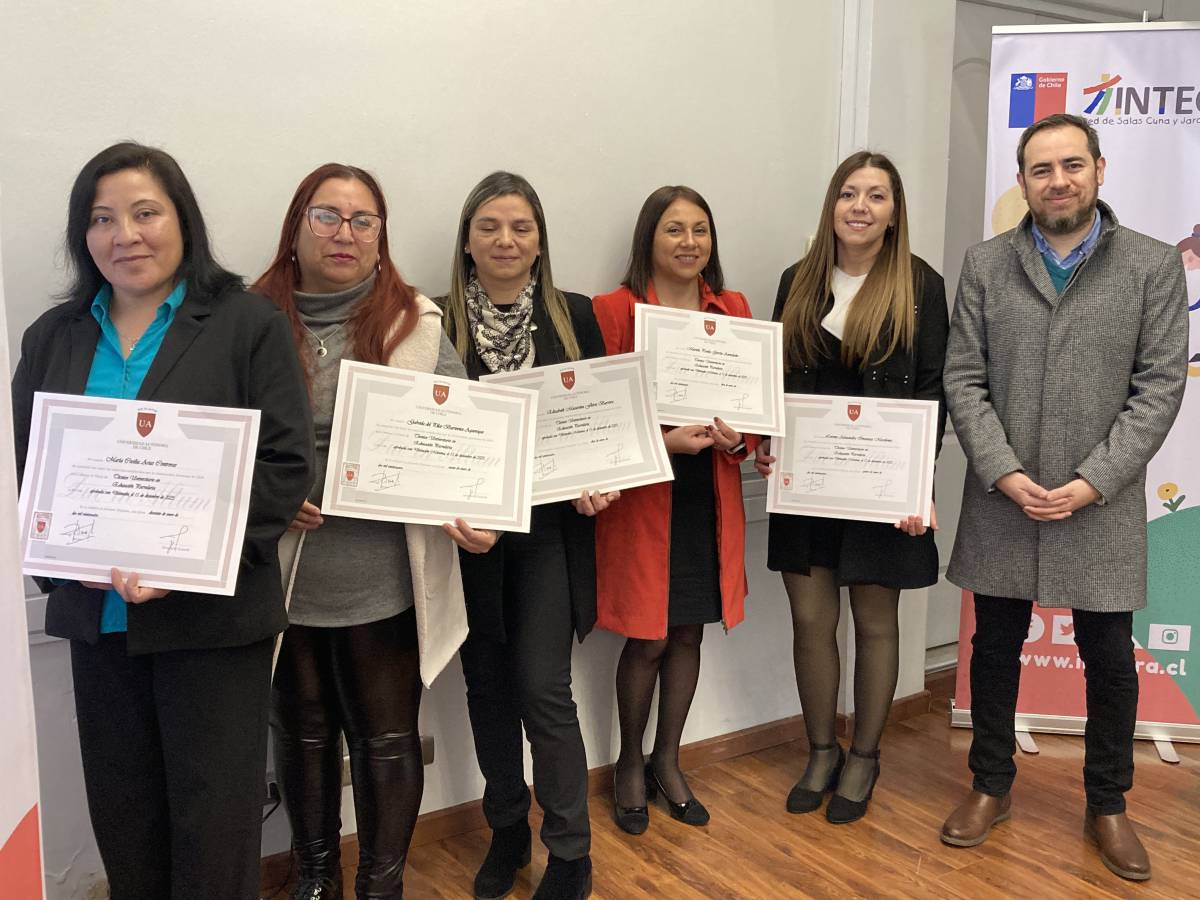 10 trabajadoras de jardines infantiles de Chillán, San Carlos, San Nicolás y Trehuaco se titularon como técnico en educación parvularia