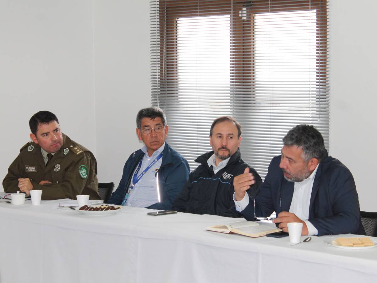 Seremi de Energía lideró Mesa Regional de Prevención del Roblo Cable-Conductor en Ñuble