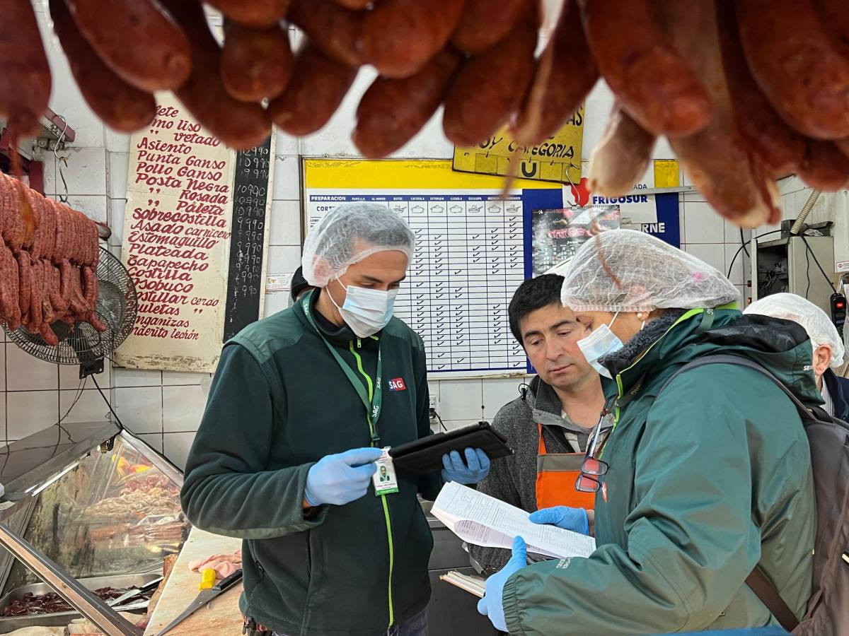 SAG fiscalizó venta de carnes en supermercados y carnicerías de Ñuble