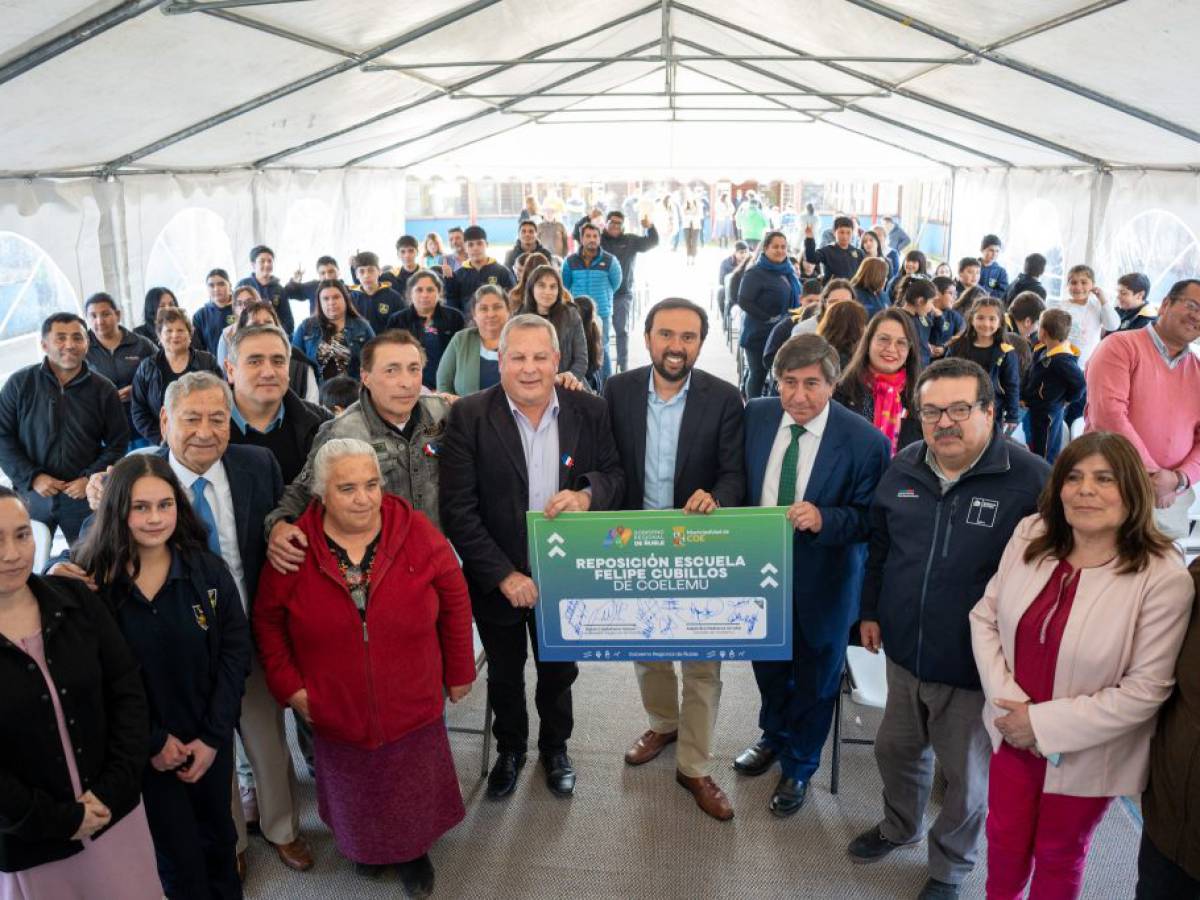 Gobierno Regional y Ministerio de Educación financian reconstrucción de escuela afectada por el terremoto del 2010 en Coelemu