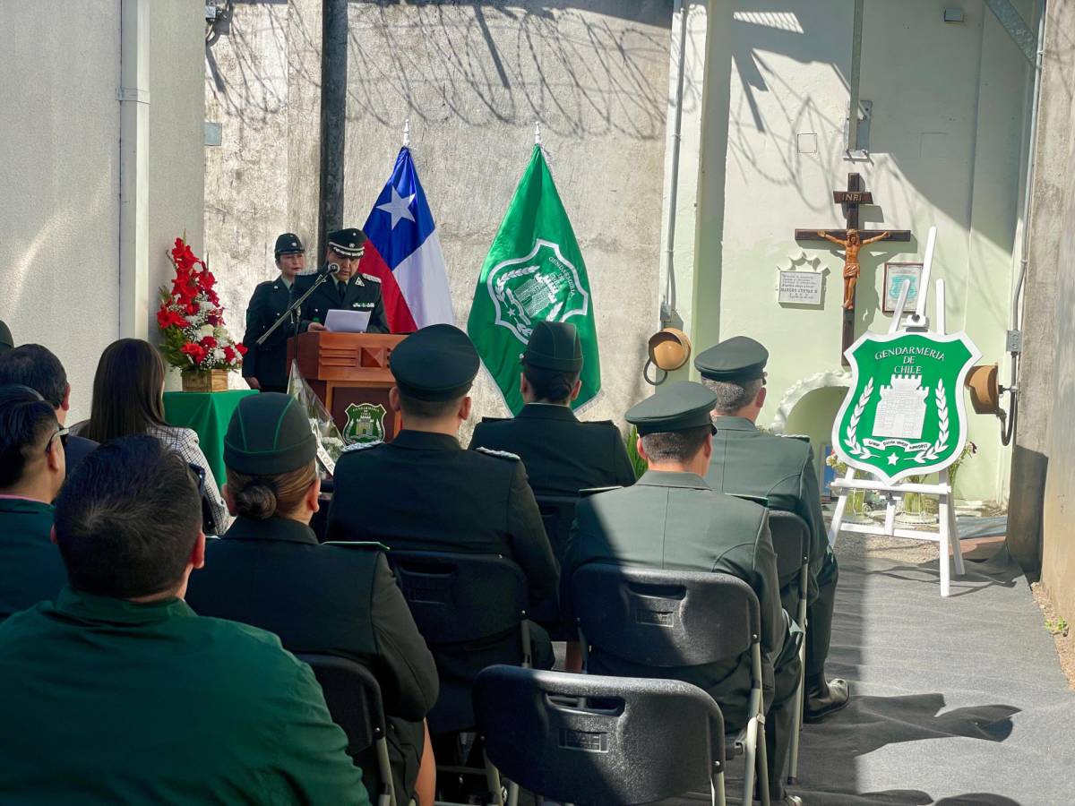 Gendarmería de Ñuble conmemoró el Día del Mártir Institucional