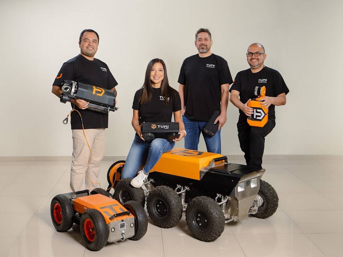 Startup peruana revoluciona la seguridad minera con robots inteligentes